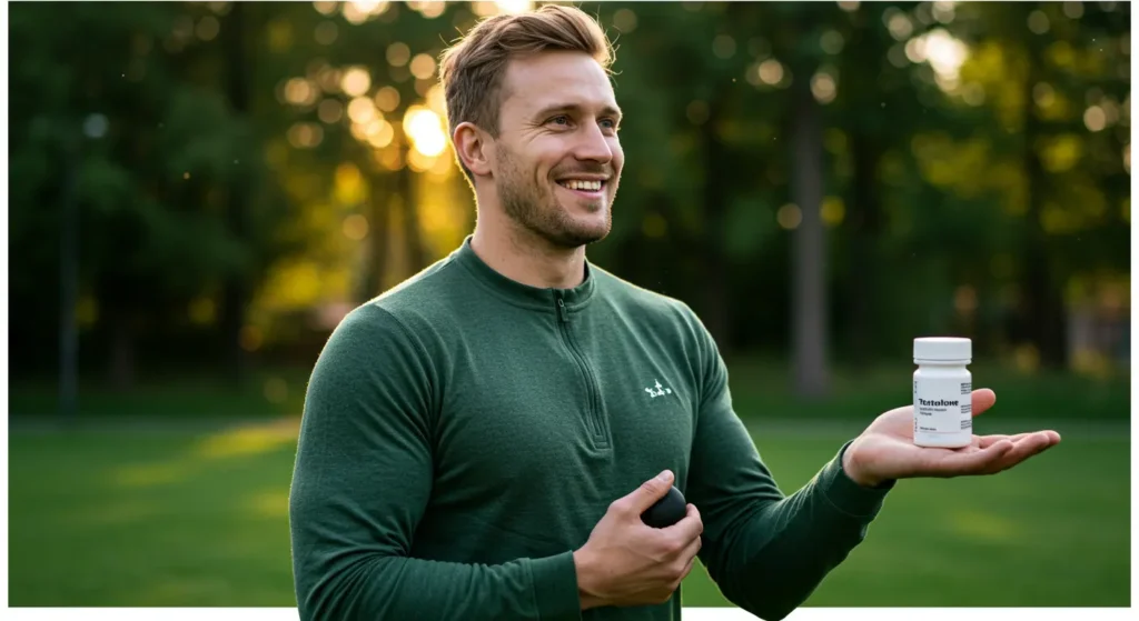 Testolone-effekter på muskelmassa hos manlig idrottare i gymmiljö